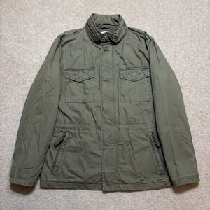 Gap Military Jacket Mens Medium OG-107 Green Army Field Utility Hooded NEWARMGR